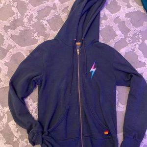 Aviator nation lightning bolt zipper up!
